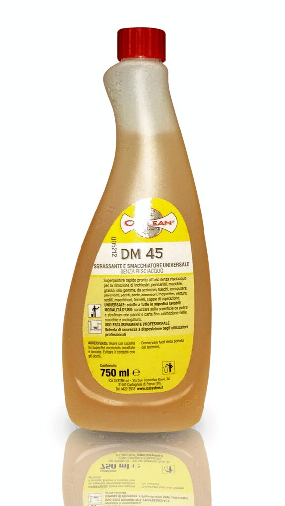 Detergente sgrassante e smacchiante universale DM45 (senza spruzzatore)