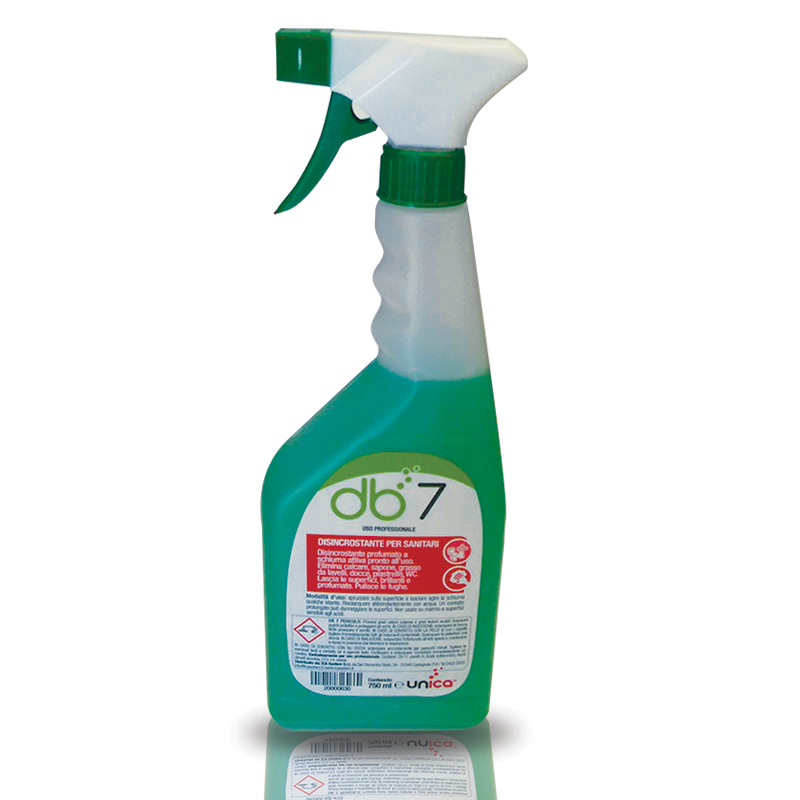 Disincrostante spray anticalcare DB7 per superfici