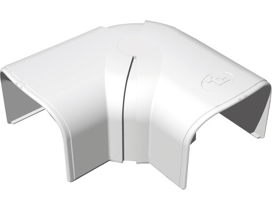 Curva piana snodabile per canaline condizionatori linea