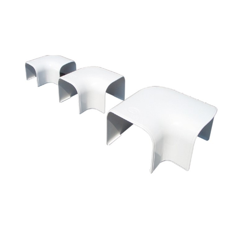 Curva piana OPTIMA CP per canalina linea OPTIMA T