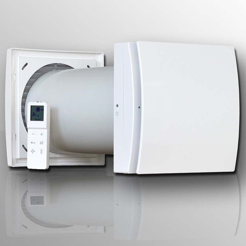 recuperatore di calore, vmc puntuale, quantum next, ricambio d'aria stanza contro la muffa, conto la condensa gitab